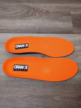 Orange Insoles‎ Unisex Plantar Fasciitis Shoe Inserts Size D M 7/7.5 W 8.5/9